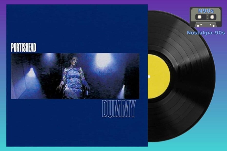 Portada del álbum Dummy de Portishead. Portishead Dummy album cover.