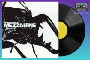 Portada del álbum Mezzanine de Massive Attack. Massive Attack Mezzanine album cover.