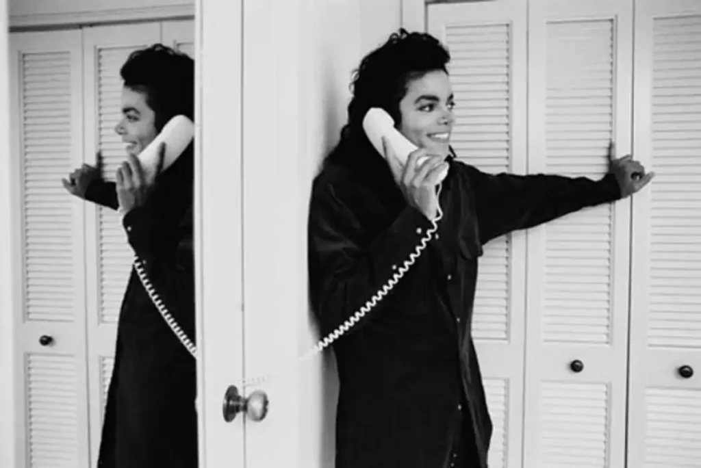 Michael Jackson calling on the phone