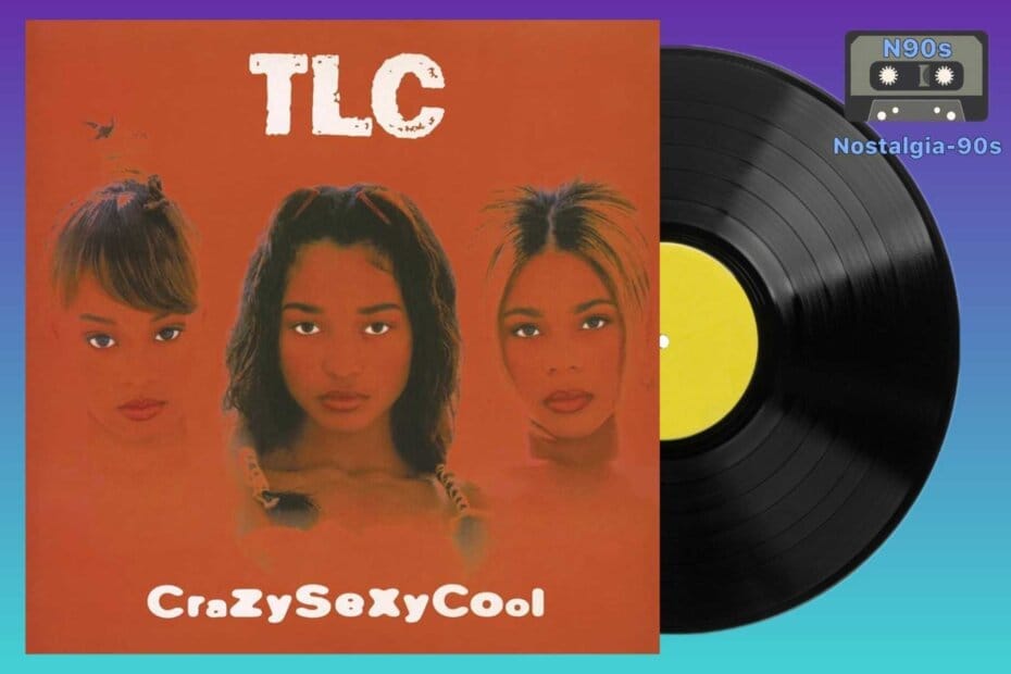 Portada del álbum CrazySexyCool de TLC. TLC CrazySexyCool album cover.