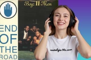 Portada del single End of the Road de Boyz II Men. Boyz II Men End of the Road single cover.