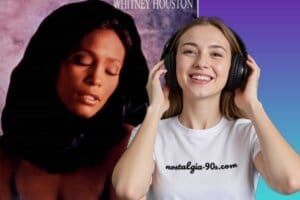 Portada del single I Will Always Love You de Whitney Houston. Whitney Houston I Will Always Love You single cover.