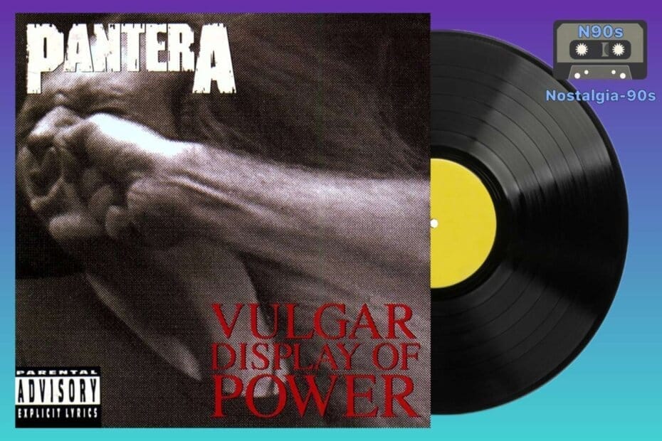 Portada del álbum Vulgar Display of Power de Pantera. Pantera Vulgar Display of Power album cover.